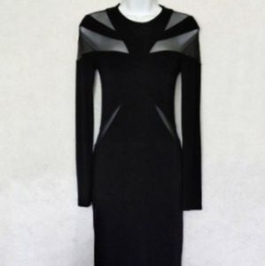 Asos black cocktail dress